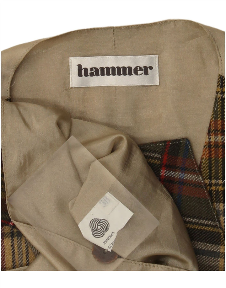 Женский жилет Hammer EU 38, средний, разноцветная клетка