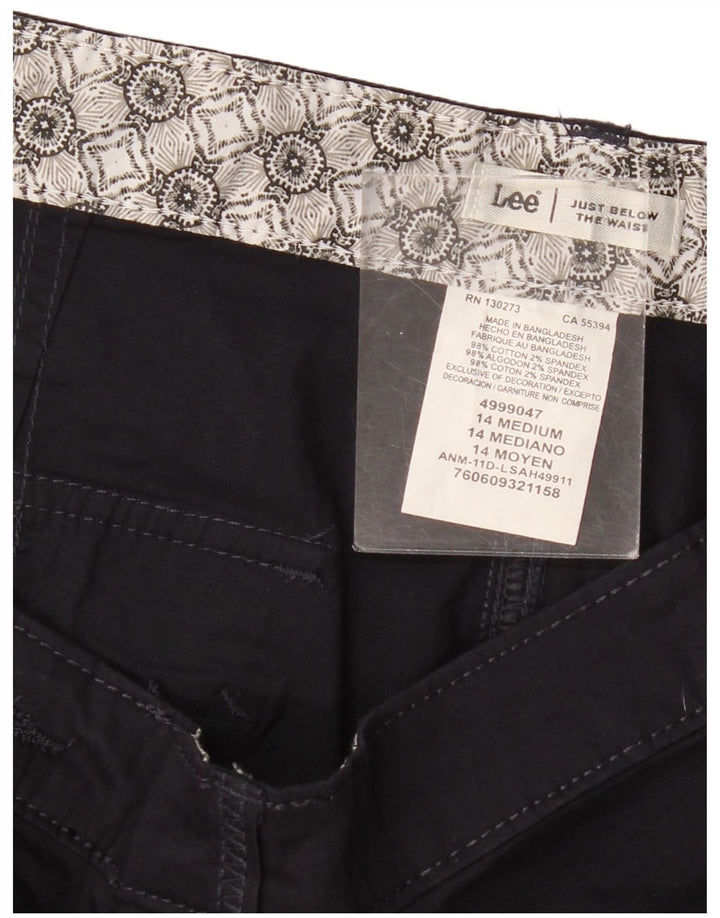 Женские шорты-бермуды LEE карго США 14 XL W34 Темно-синие хлопковые