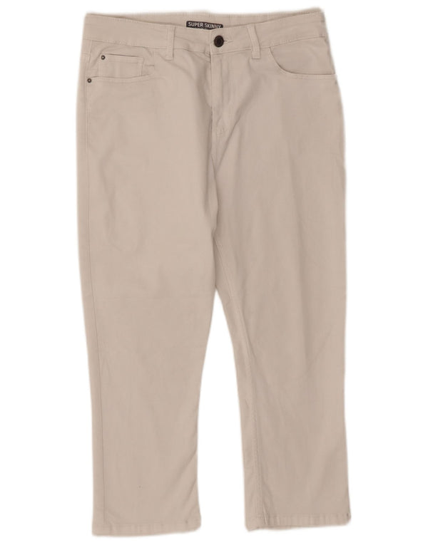 Женские капри Marks & Spencer UK 12 Medium W32 L21 белые