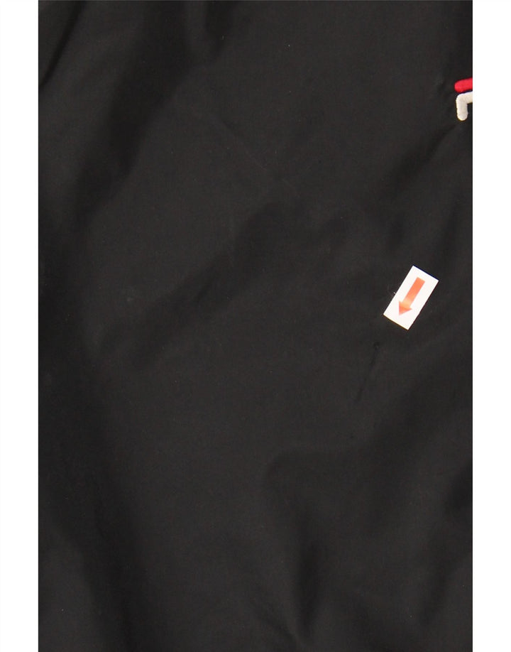 FILA Mens Tracksuit Trousers Small Black Polyester Vintage Fila and Second-Hand Fila from Messina Hembry 
