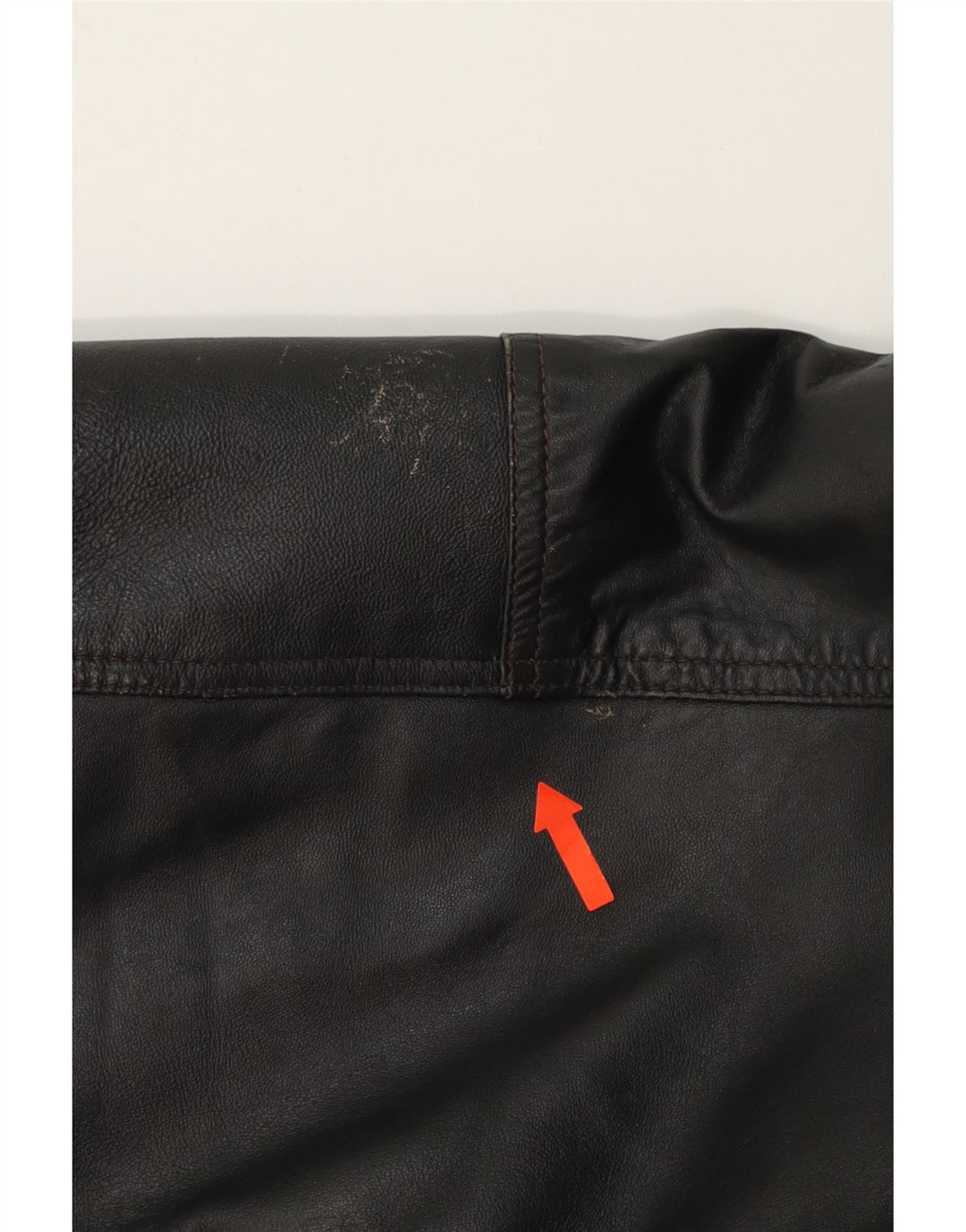 VINTAGE Mens Leather Jacket UK 40 Large Black Leather Vintage Vintage and Second-Hand Vintage from Messina Hembry 