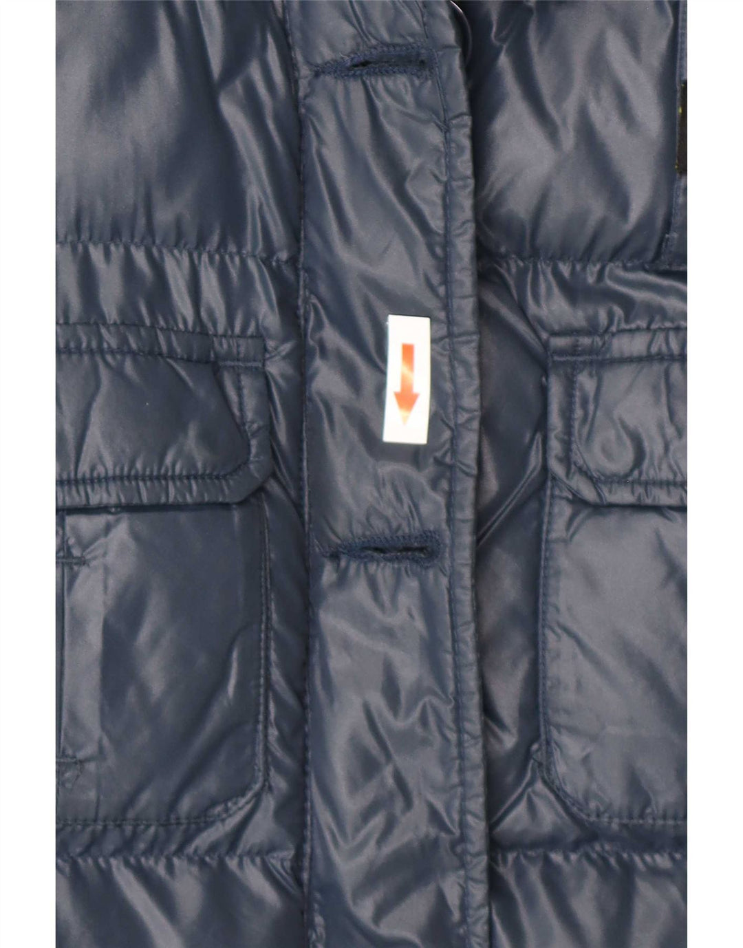 Женская стеганая куртка Blauer UK 10, маленькая, темно-синяя