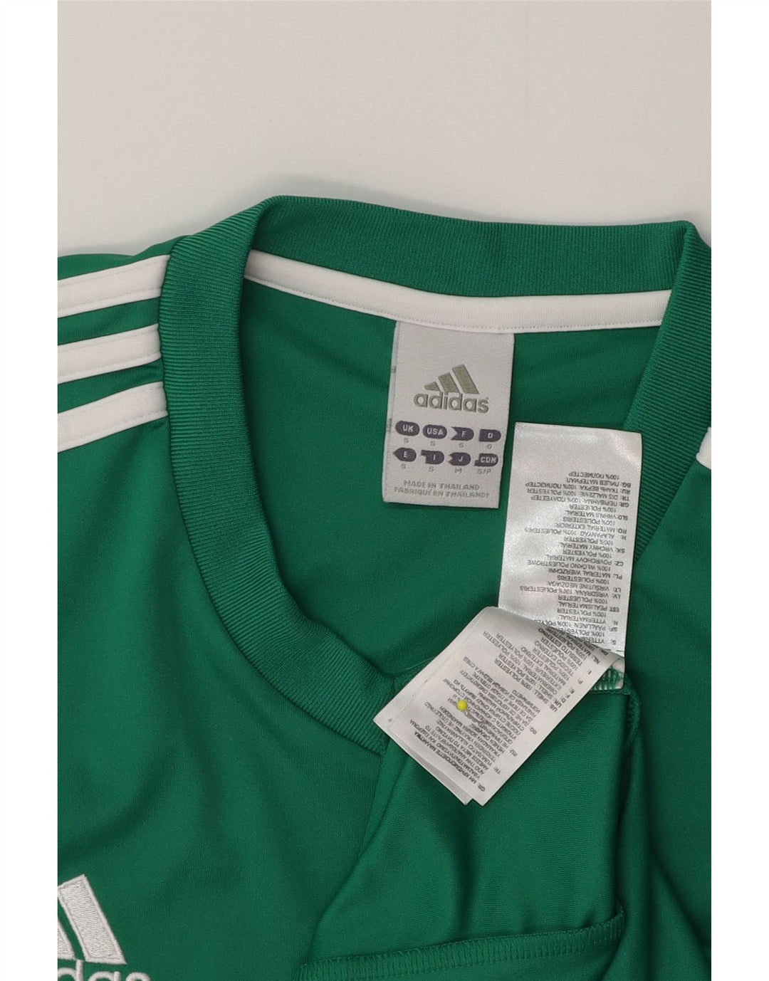 Мужская футболка Adidas Climalite, маленький зеленый полиэстер