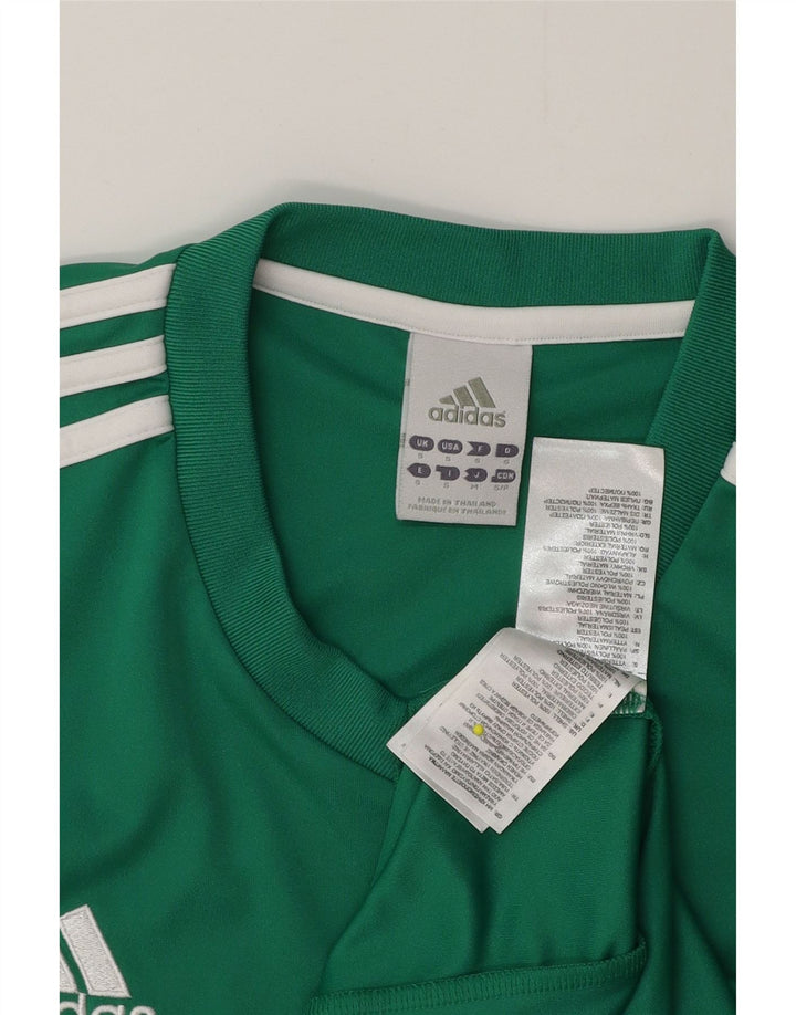 Мужская футболка Adidas Climalite, маленький зеленый полиэстер