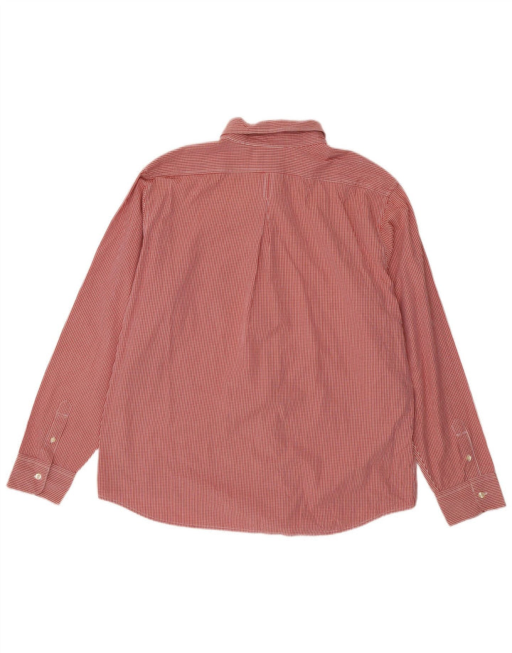 Мужская рубашка Dockers XL из хлопка в красную клетку