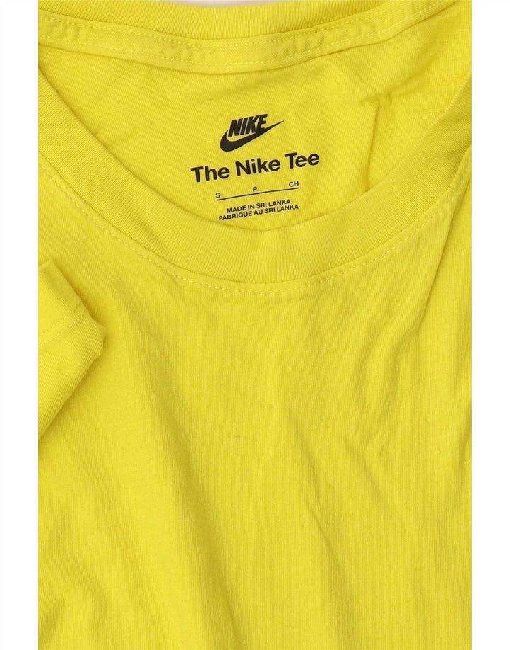Мужская футболка Nike, маленькая, желтая