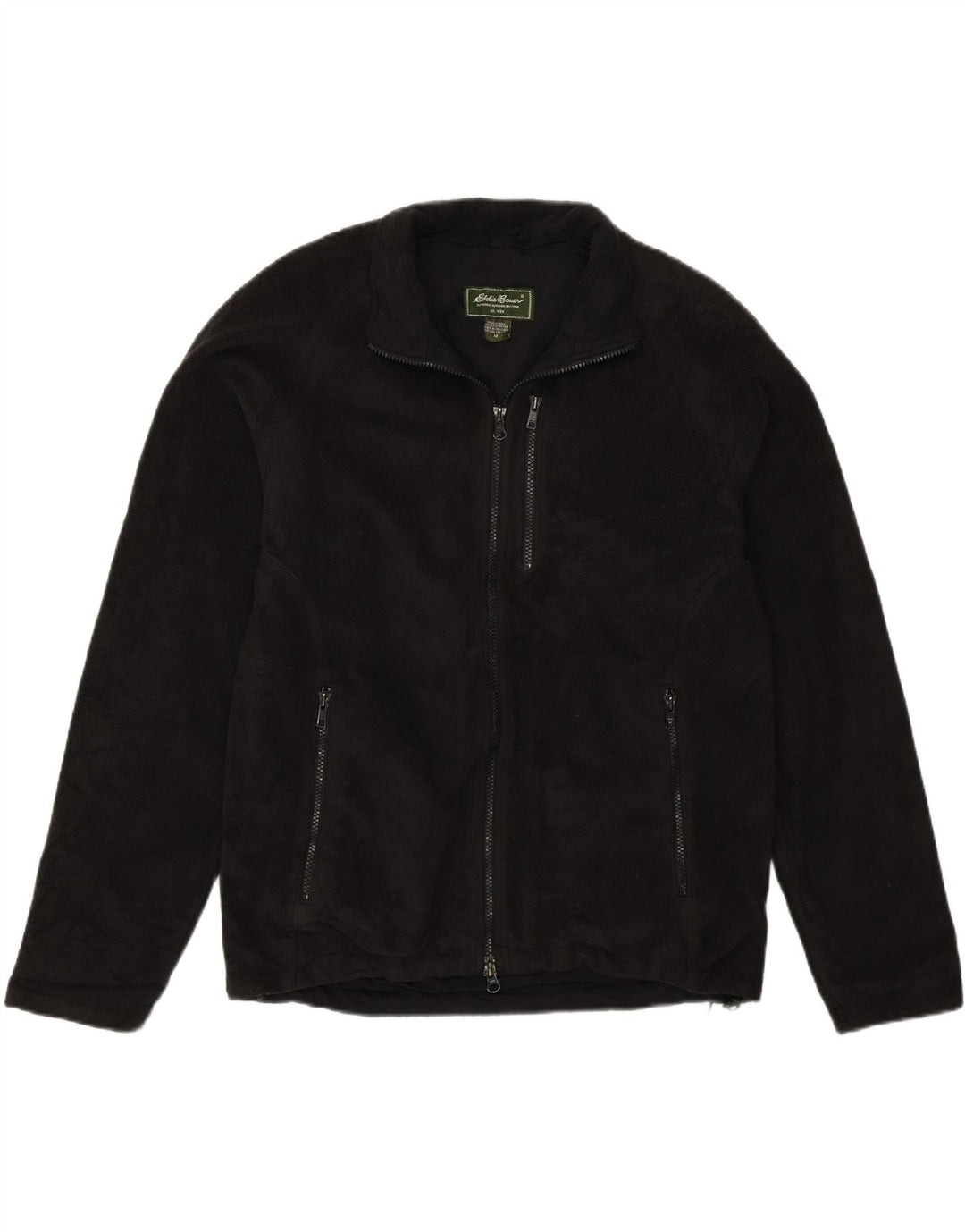 Мужская флисовая куртка Eddie Bauer UK 38, средний черный полиэстер