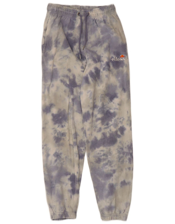 Женский спортивный костюм Ellesse Брюки-джоггеры UK 6 XS Blue Tie Dye Cotton