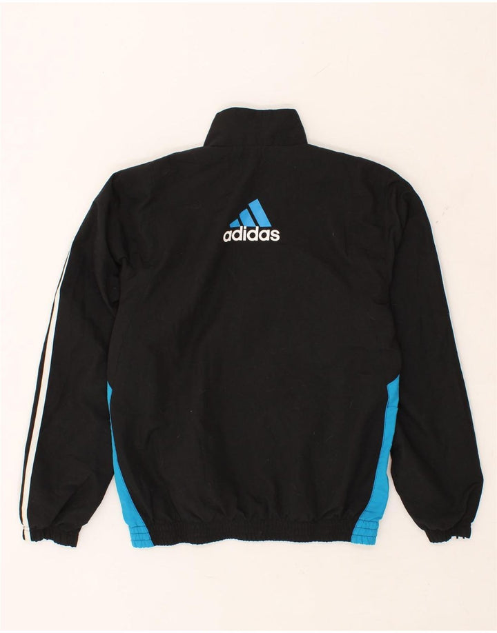 ADIDAS Мужской спортивный костюм с графическим рисунком, верхняя куртка, маленький черный полиэстер с цветными блоками