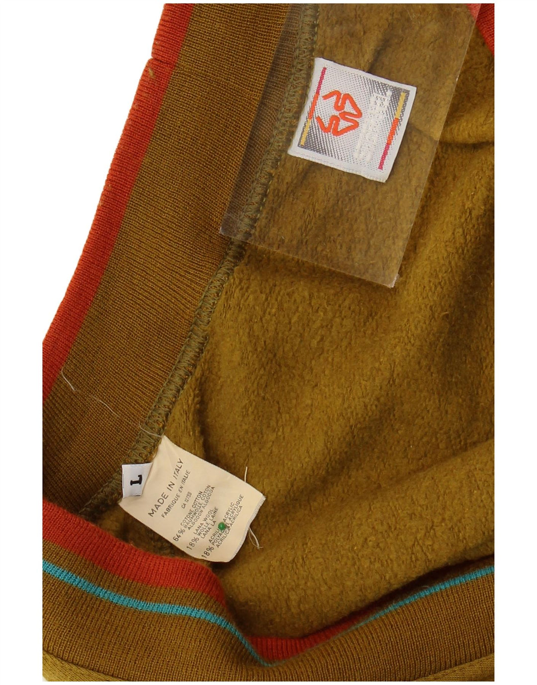 Мужской кардиган Stefanel, большой цвет хаки, хлопок с жаккардовым узором