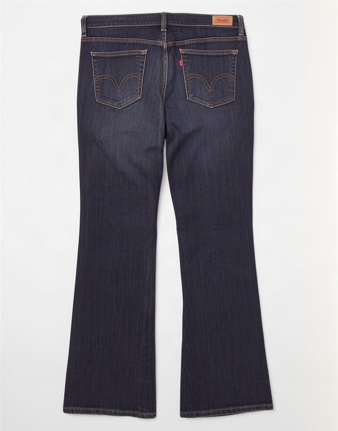 Женские джинсы Bootcut Levi's США 12, большие W32 L30, темно-синие, хлопок