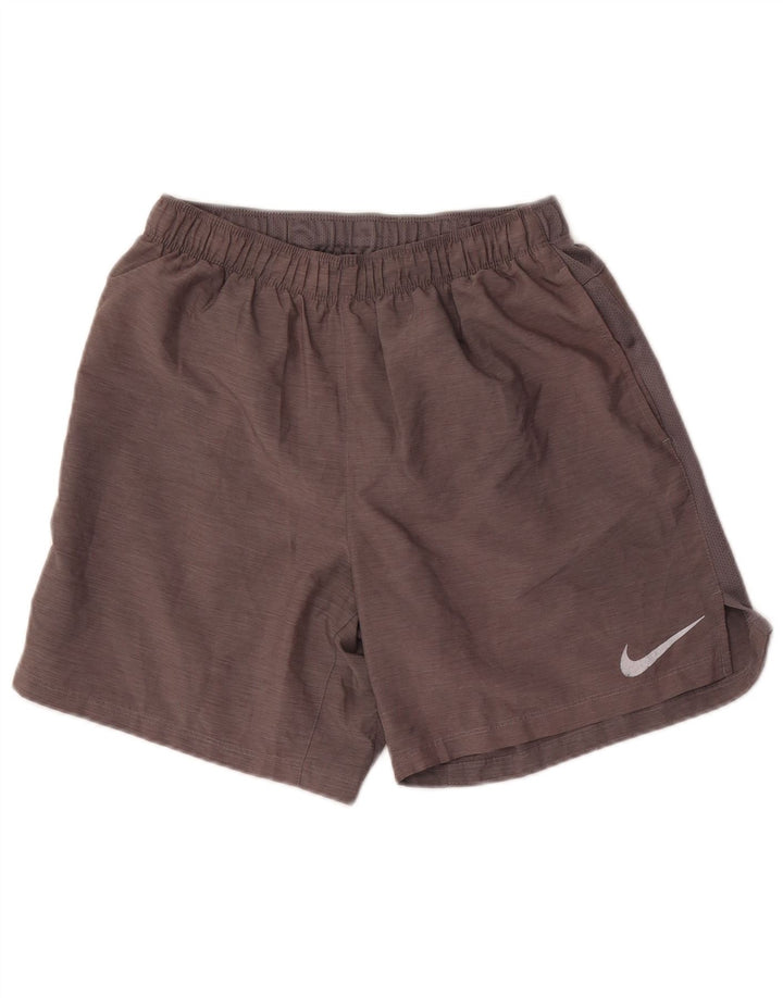Мужские спортивные шорты Nike Dri Fit среднего серого цвета из полиэстера