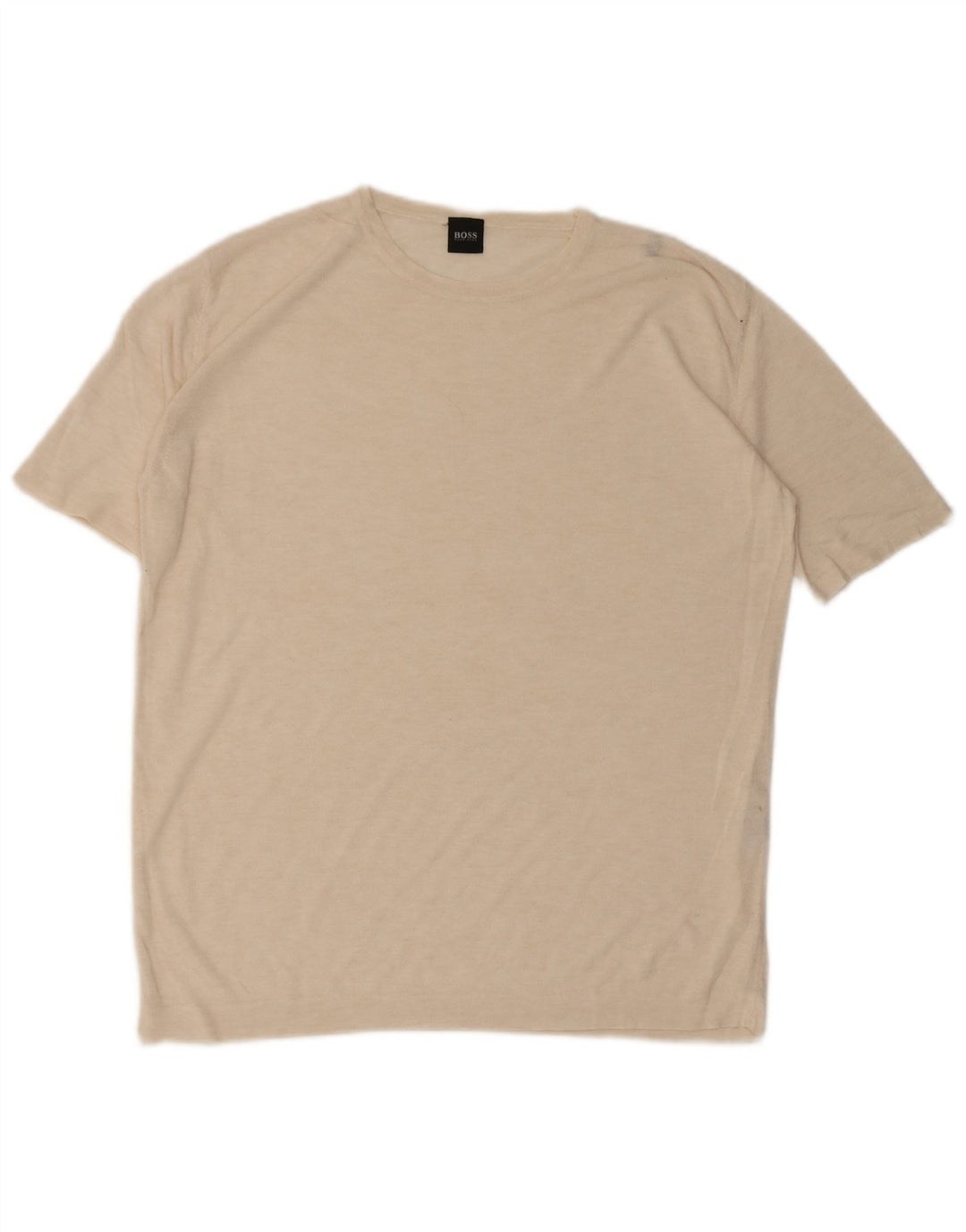 Мужская футболка HUGO BOSS Top IT 52 Large Бежевая Вискоза