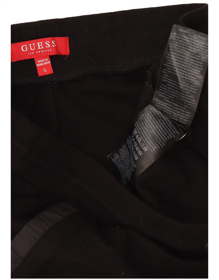 Мужские спортивные брюки Guess, джоггеры, маленькие черные, вискоза