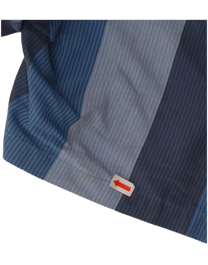 Мужские шорты для плавания Lacoste, размер 8, 3XL, хлопок в синюю полоску