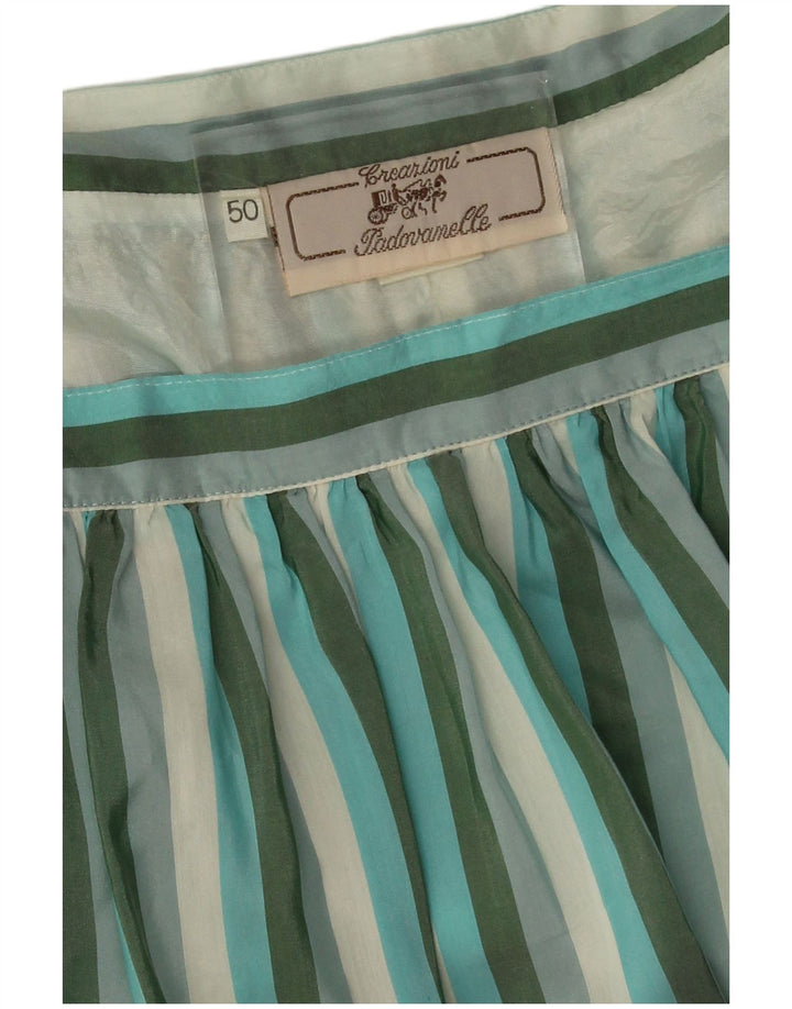 Padovanelle Женская плиссированная юбка W30, средний цвет, шелковая полоска