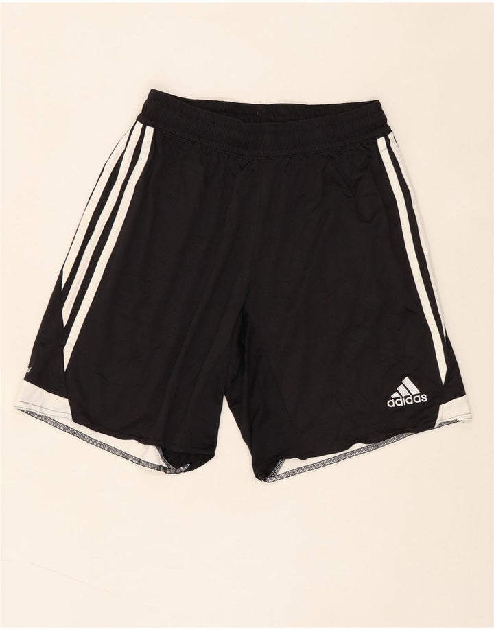 ADIDAS Boys Climacool Sport Shorts 11-12 Years Medium Black Colourblock Vintage Adidas and Second-Hand Adidas from Messina Hembry 