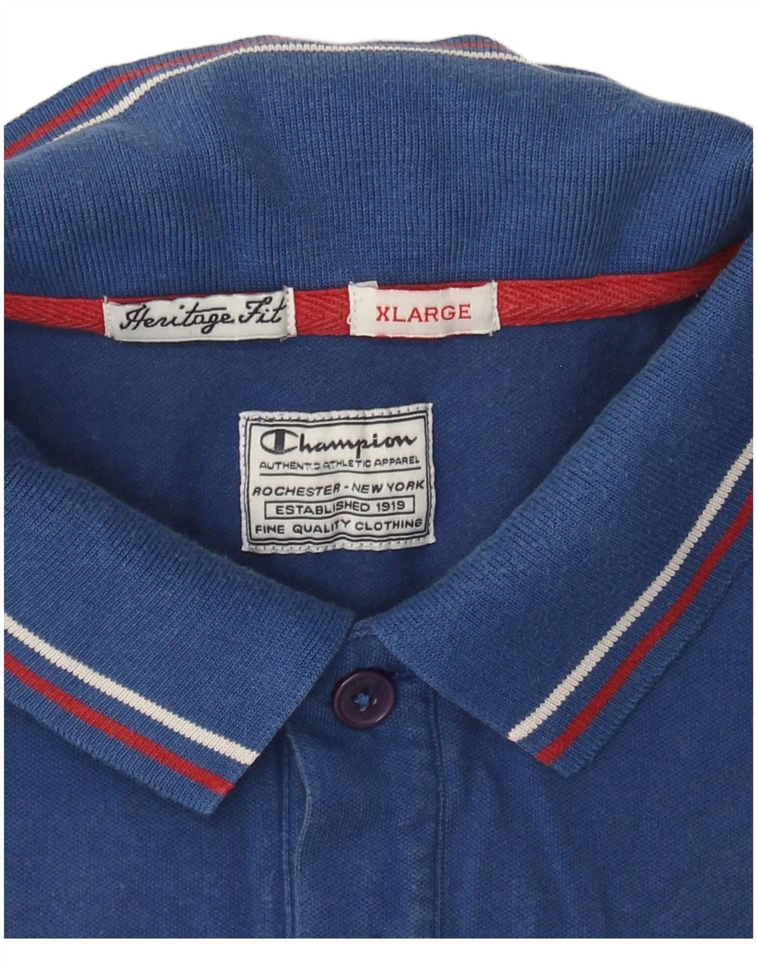 Мужская рубашка-поло Champion Heritage Fit XL, синяя