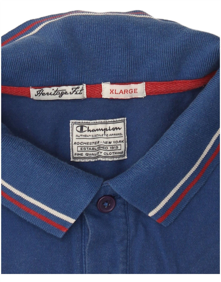 Мужская рубашка-поло Champion Heritage Fit XL, синяя