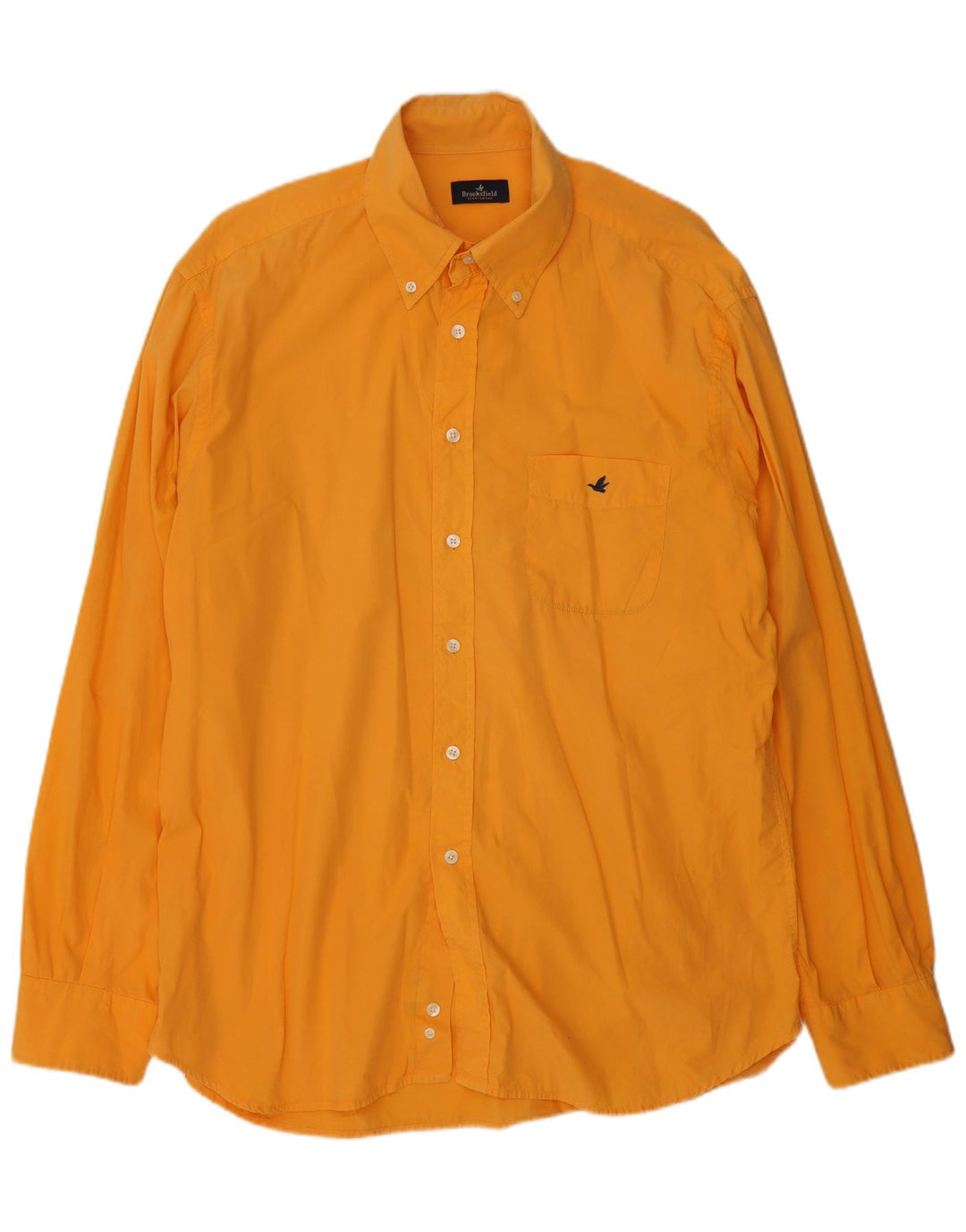 Рубашка мужская BROOKSFIELD размер 44 XL оранжевая