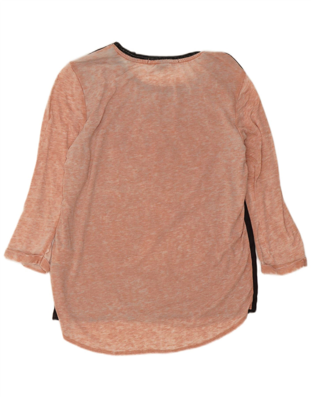 Женский топ с рисунком Scotch & Soda, рукав 3/4, размер 1, маленький, черный, цветной блок
