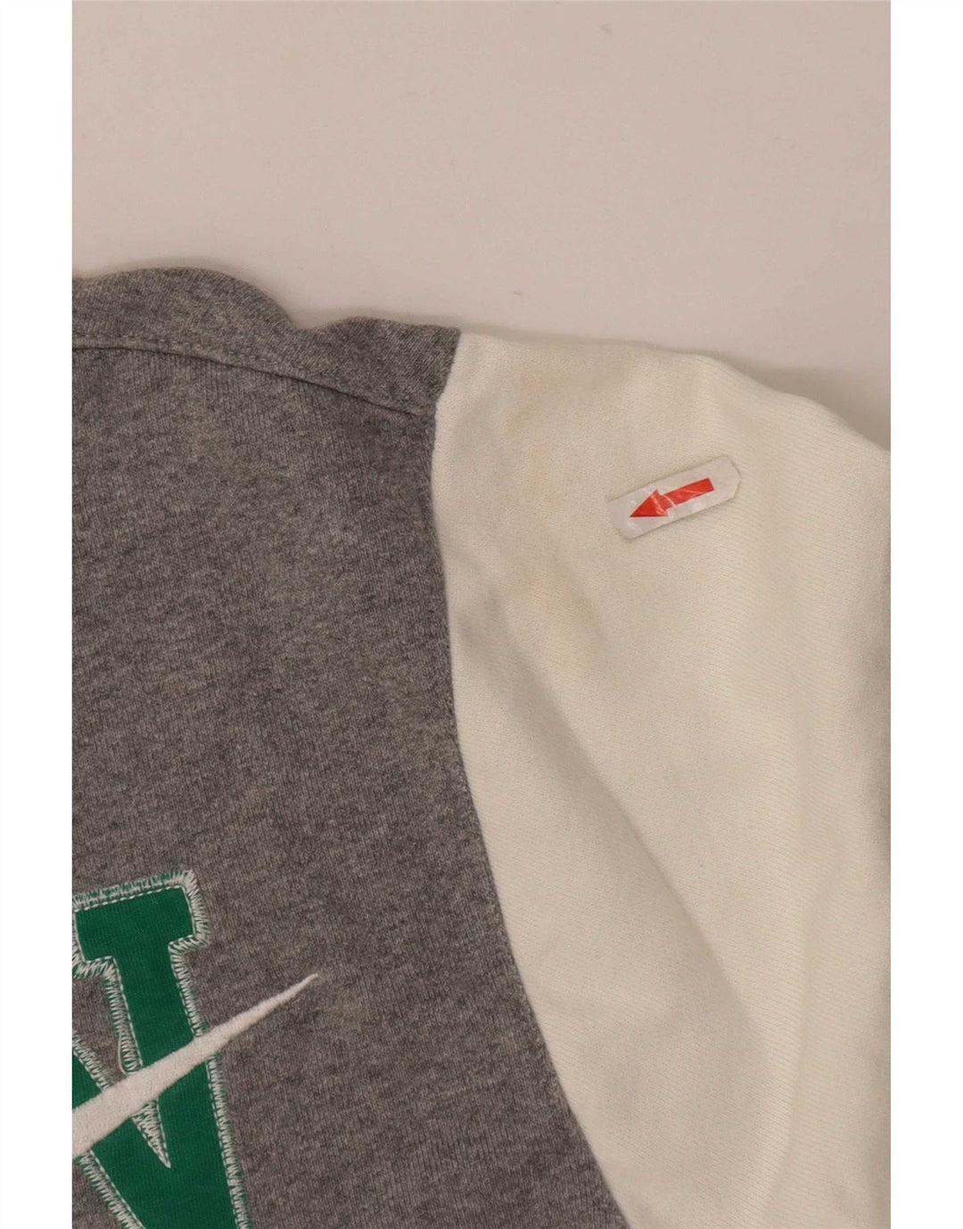 Мужской спортивный костюм с графическим рисунком Nike, маленькая серая хлопковая куртка с цветными блоками