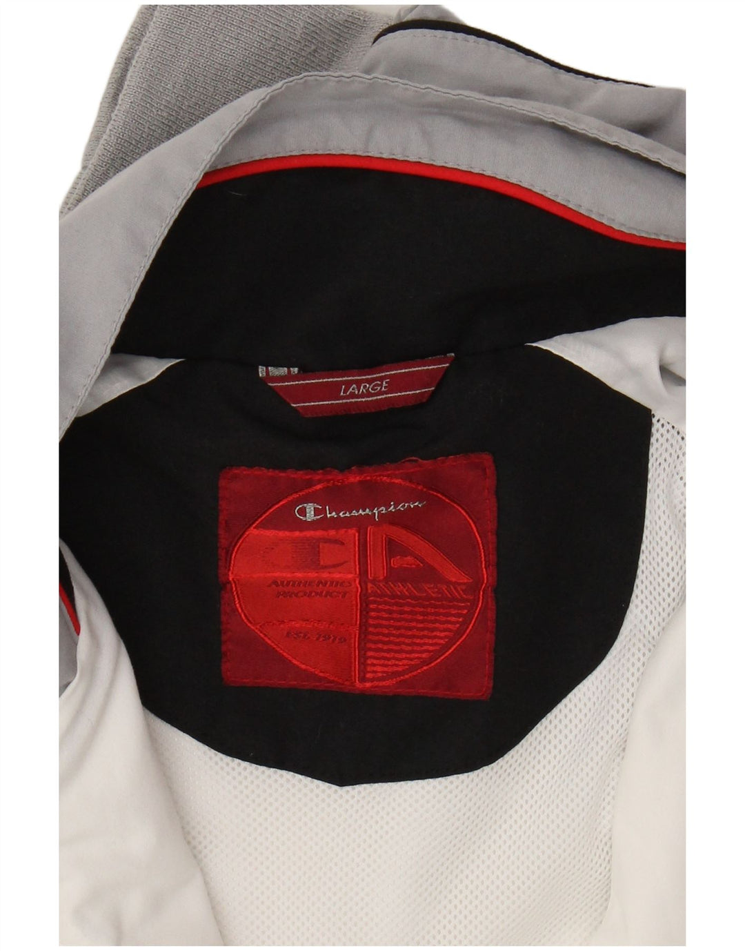 Мужской спортивный костюм CHAMPION, верхняя куртка, большая белая полиэстер с цветными блоками