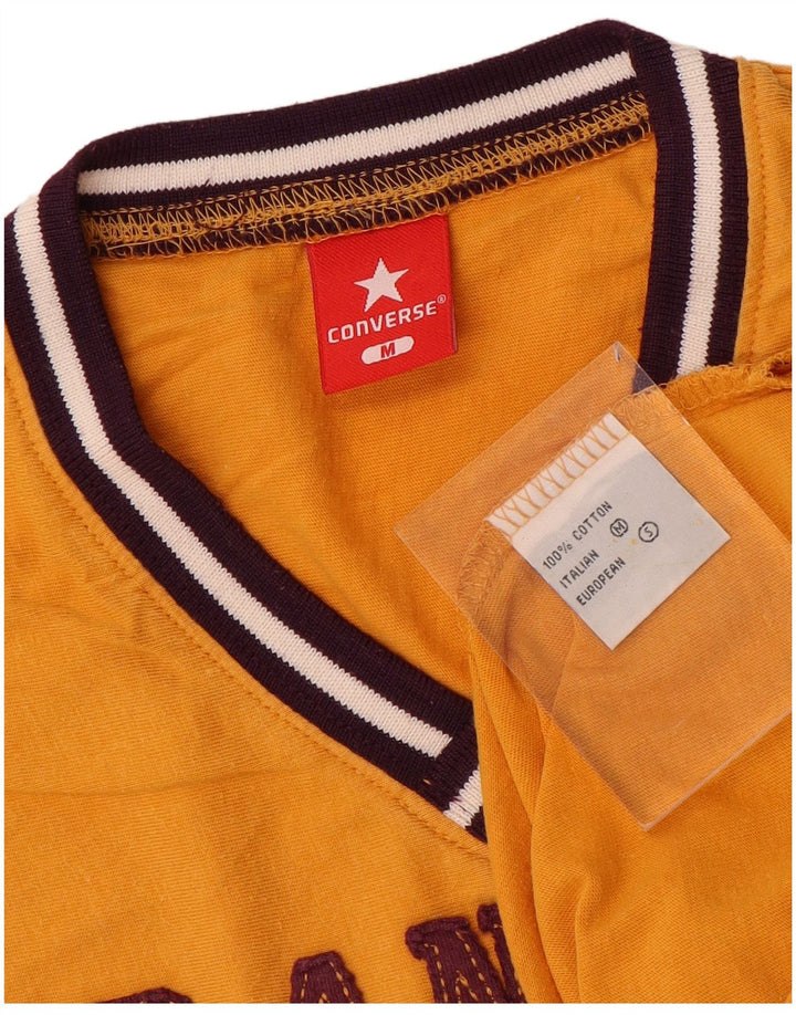 Мужской жилет Converse с рисунком, средний желтый хлопок, хлопок