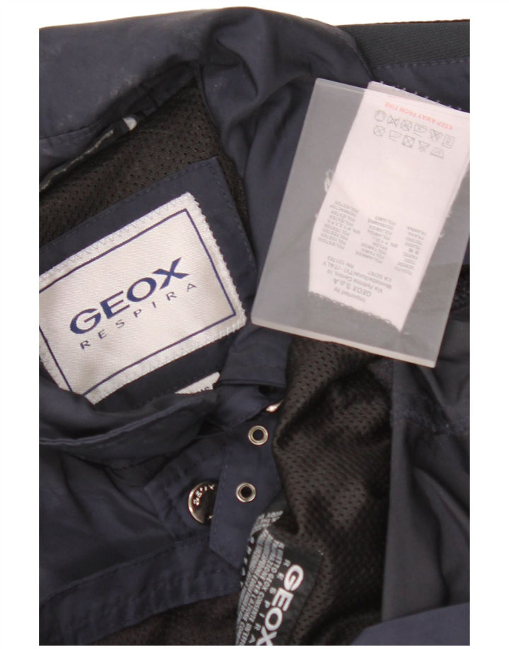 Мужская куртка GEOX RESPIRA UK 36, маленькая, темно-синяя, полиамид