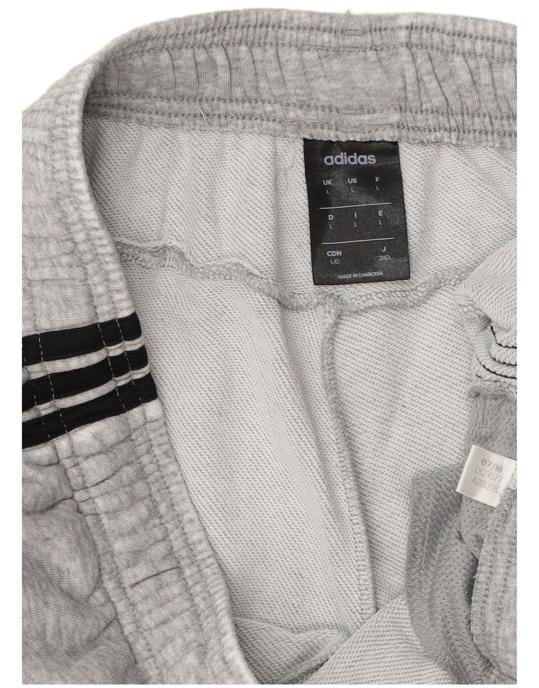 Adidas Мужские спортивные брюки Джоггеры Большие серые