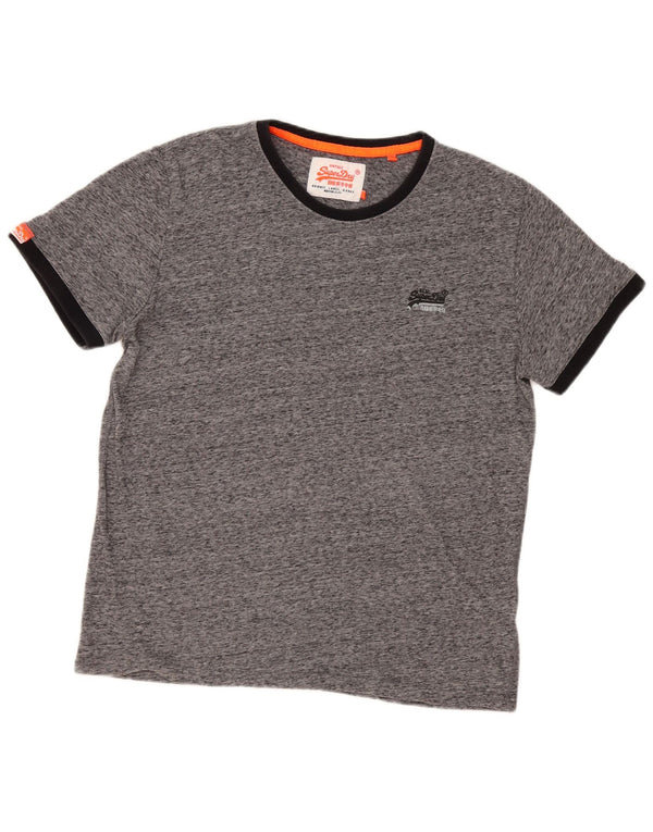Мужская футболка Superdry Top 2XL Серый хлопок в крапинку