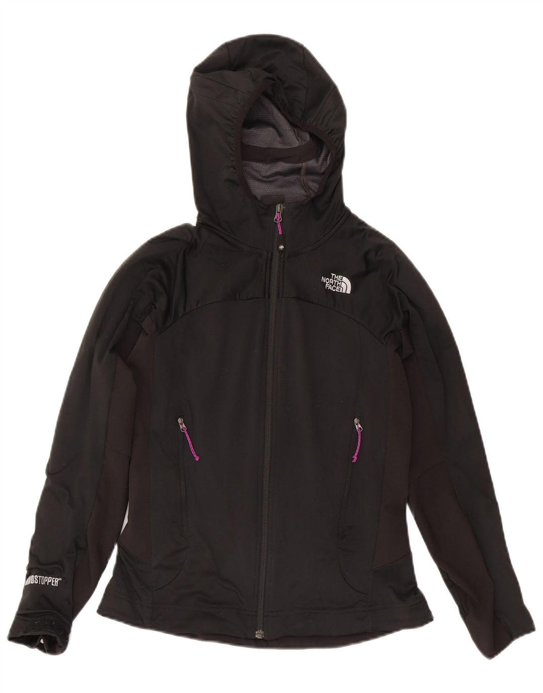 Женский спортивный костюм The North Face, верхняя куртка UK 10, маленький черный цвет с цветными блоками