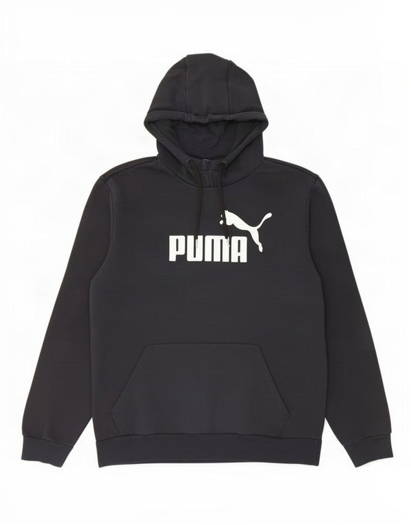 Мужской джемпер с капюшоном с рисунком Puma XL, черный хлопок