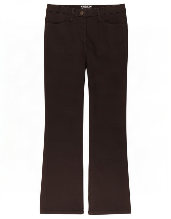 Мужские повседневные брюки Marks & Spencer Bootcut UK 10, маленькие W28 L31, черные