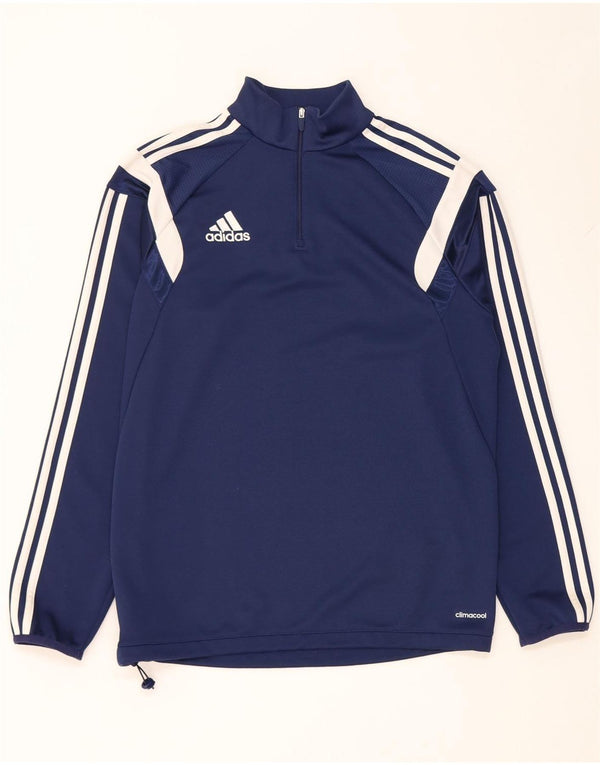 Мужской пуловер Adidas Climacool, спортивный костюм, средний темно-синий, цветной блок