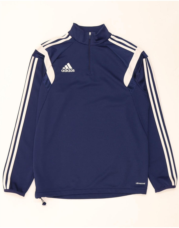 Мужской пуловер Adidas Climacool, спортивный костюм, средний темно-синий, цветной блок