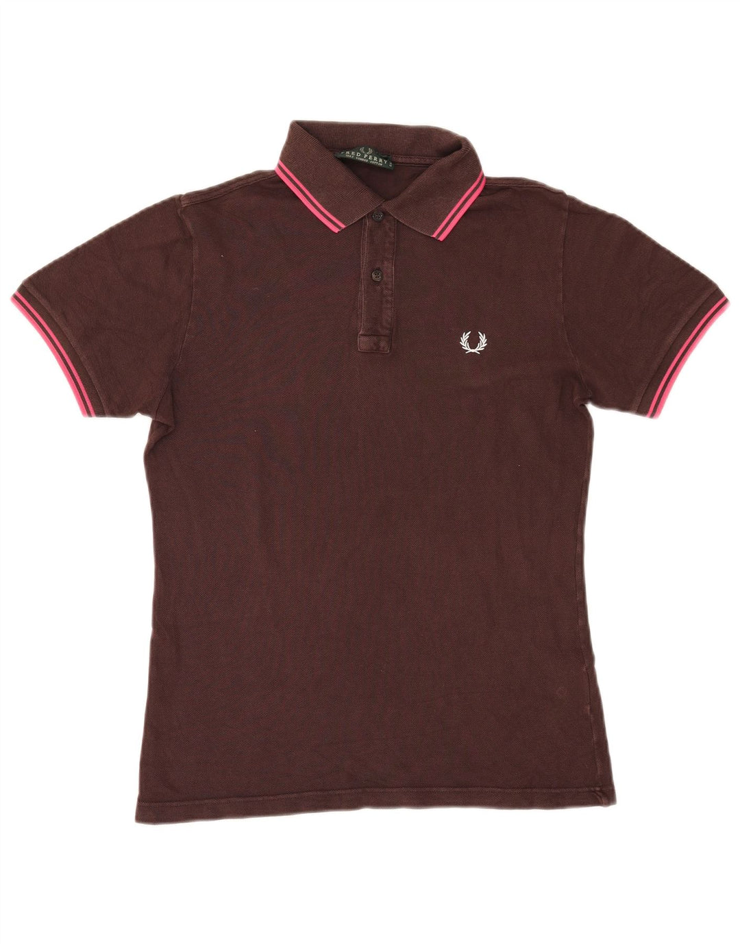 Мужская рубашка-поло Fred Perry, маленькая коричневая, хлопок