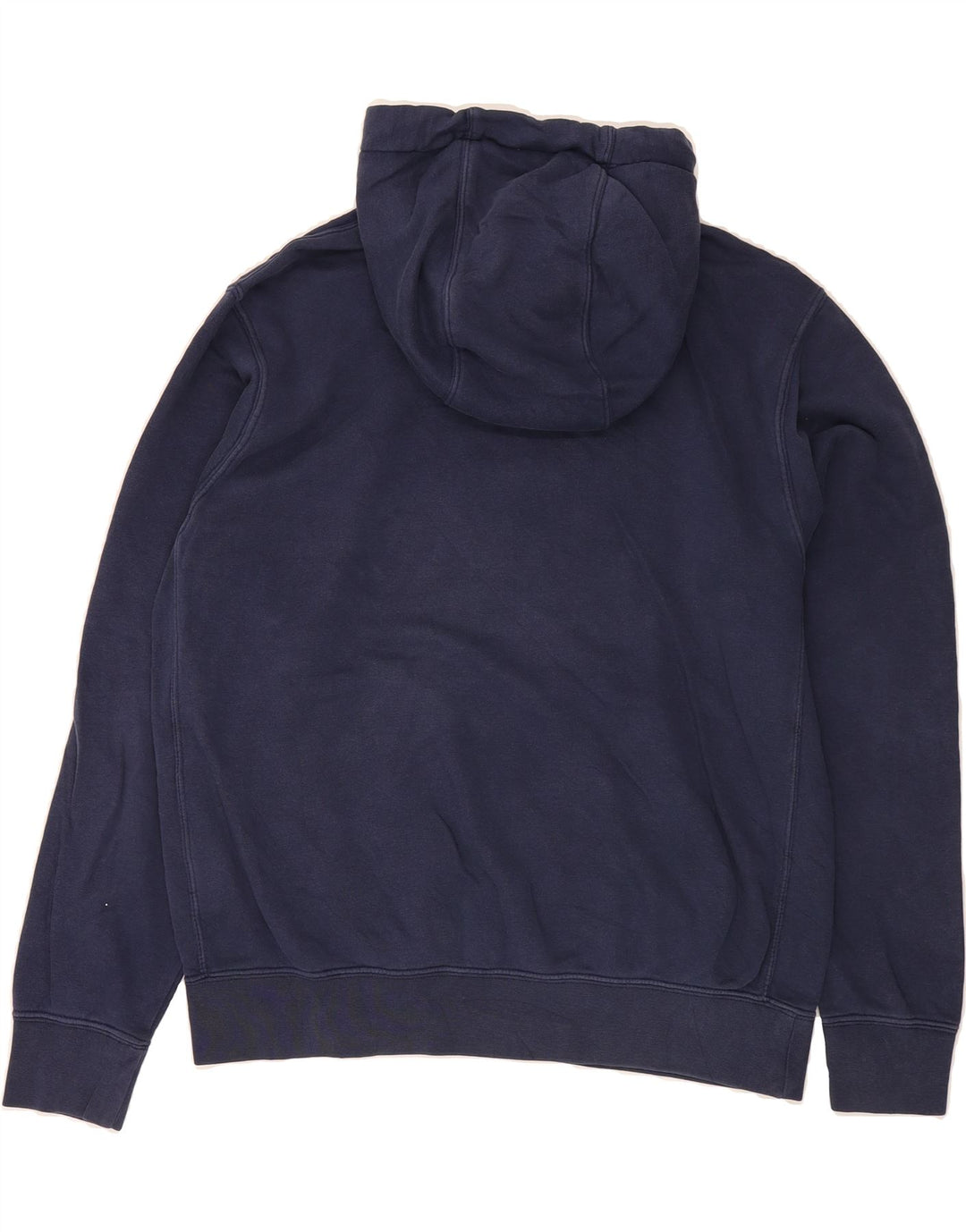 NIKE Mens Graphic Hoodie Jumper Medium Navy Blue Cotton Vintage Nike and Second-Hand Nike from Messina Hembry 