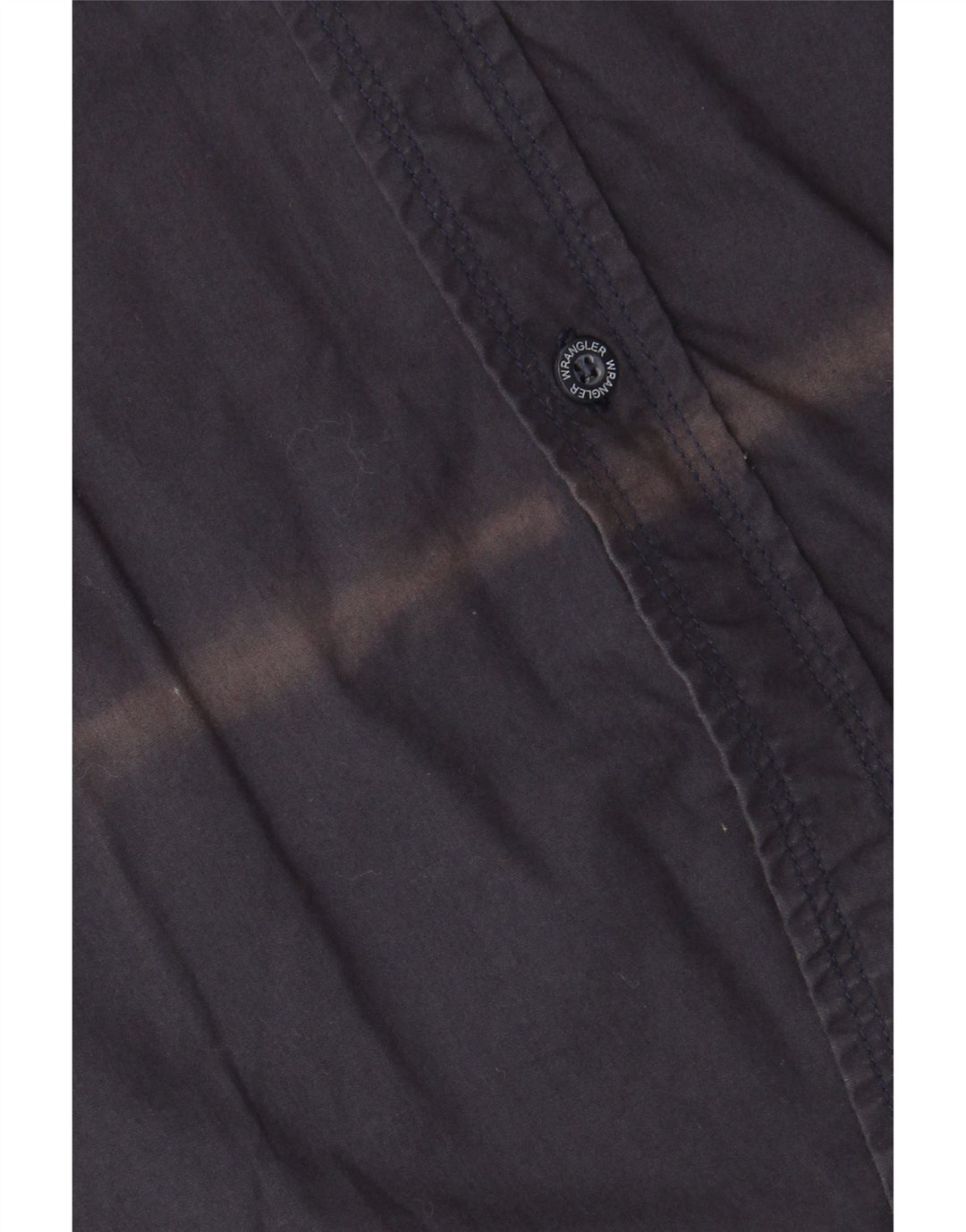 Мужская рубашка Wrangler с коротким рукавом 2XL темно-синяя, хлопок