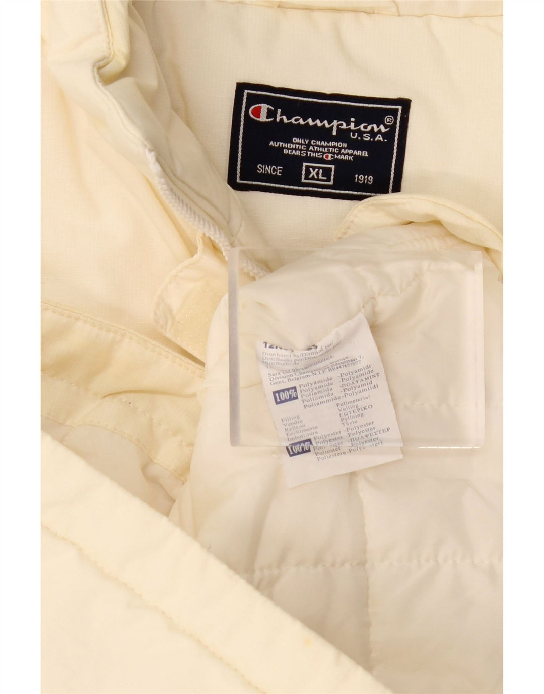 Женский жилет CHAMPION UK 18 XL Off White из полиамида