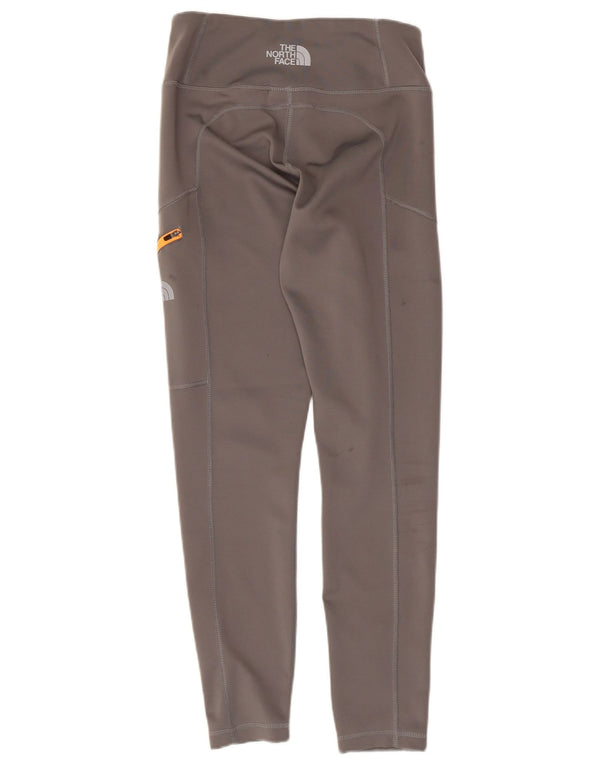 Женские леггинсы с рисунком The North Face UK 12, средний серый полиэстер
