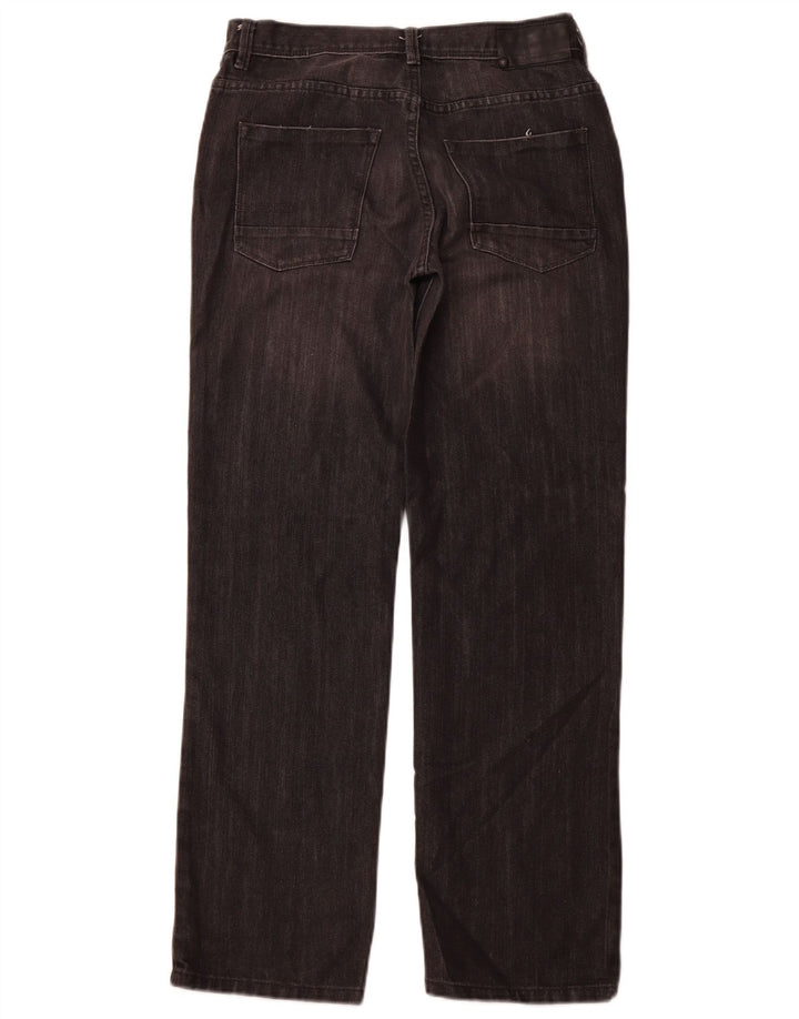 Прямые джинсы CALVIN KLEIN для девочек Rebel 15-16 лет W30 L29, черные классические