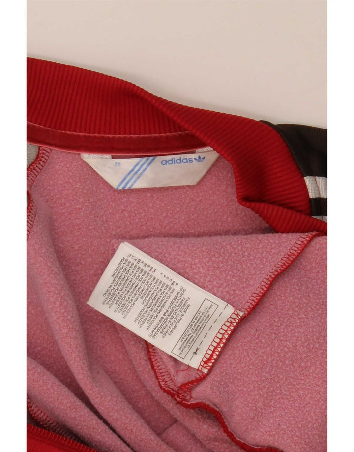 Adidas Женский спортивный костюм Top Jacket IT 38 XS Красный полиамид с цветными блоками