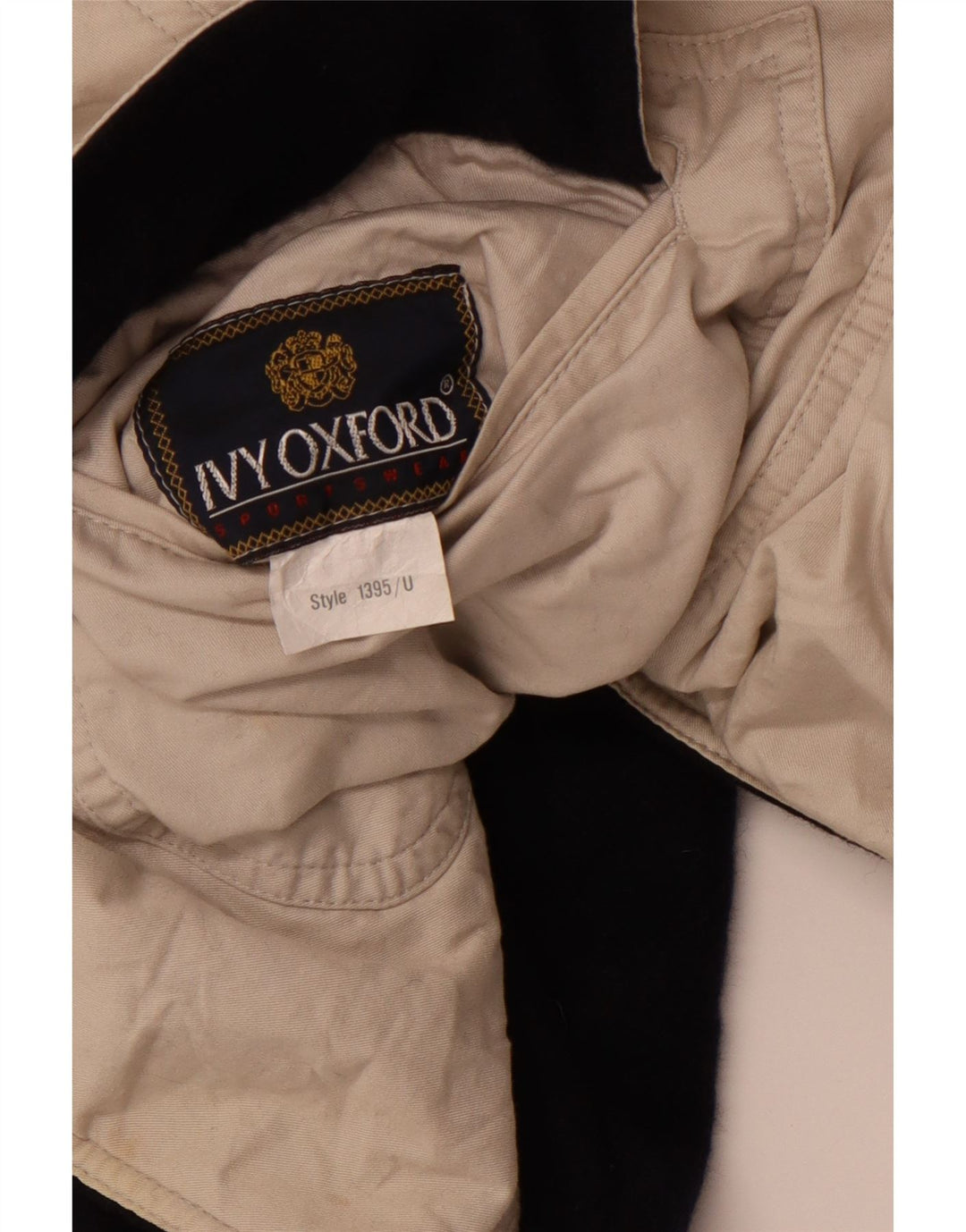 Мужская ветровка IVY OXFORD UK 42 XL, темно-синий хлопок