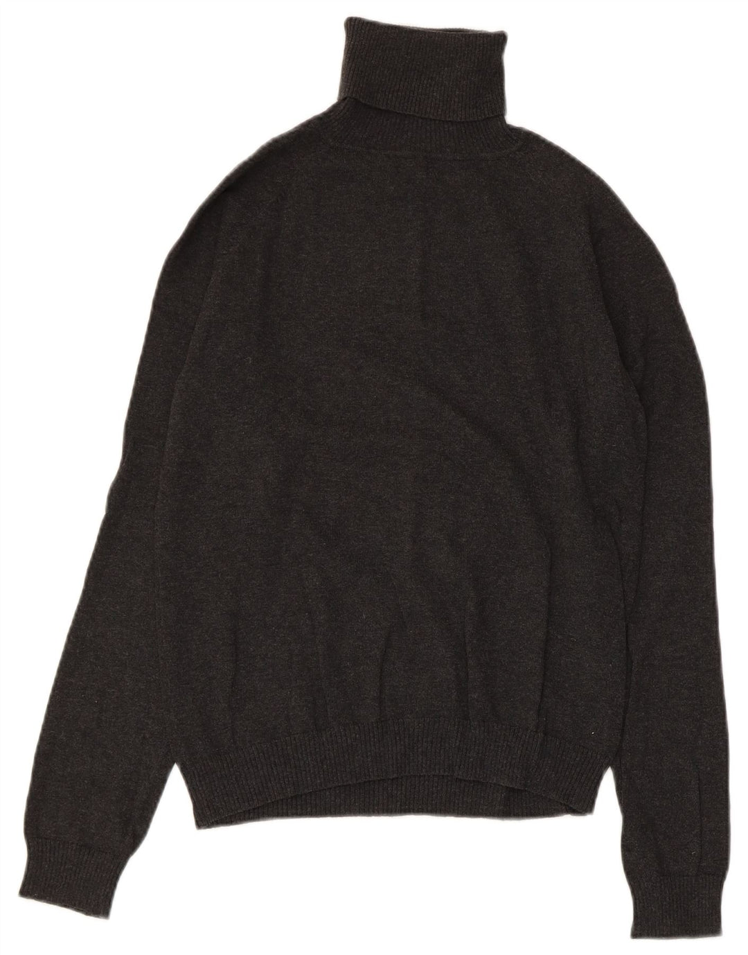 Женский джемпер с высоким воротником ZARA UK 18 XL, серый хлопок