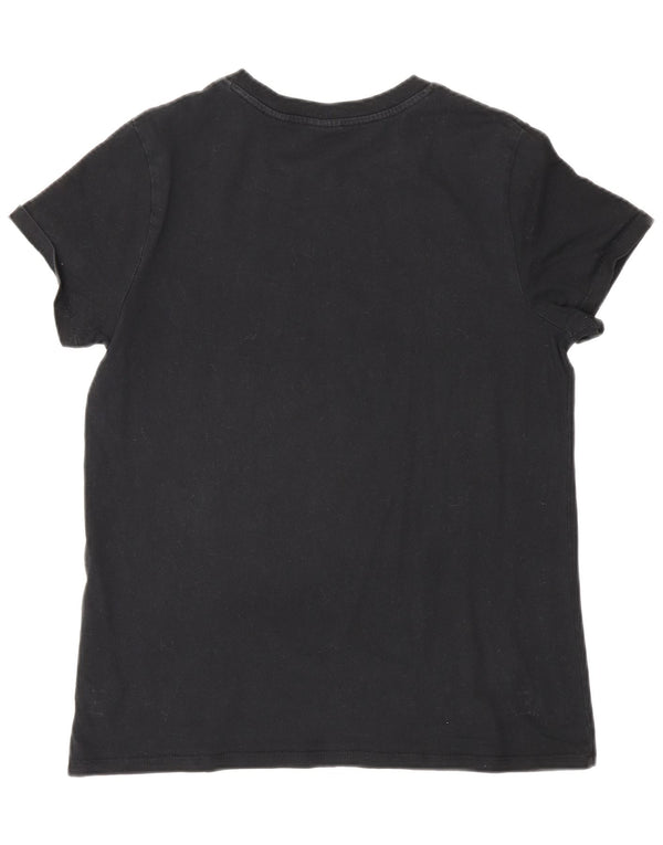 Levi's Womens T-Shirt Top UK 14 Medium Black