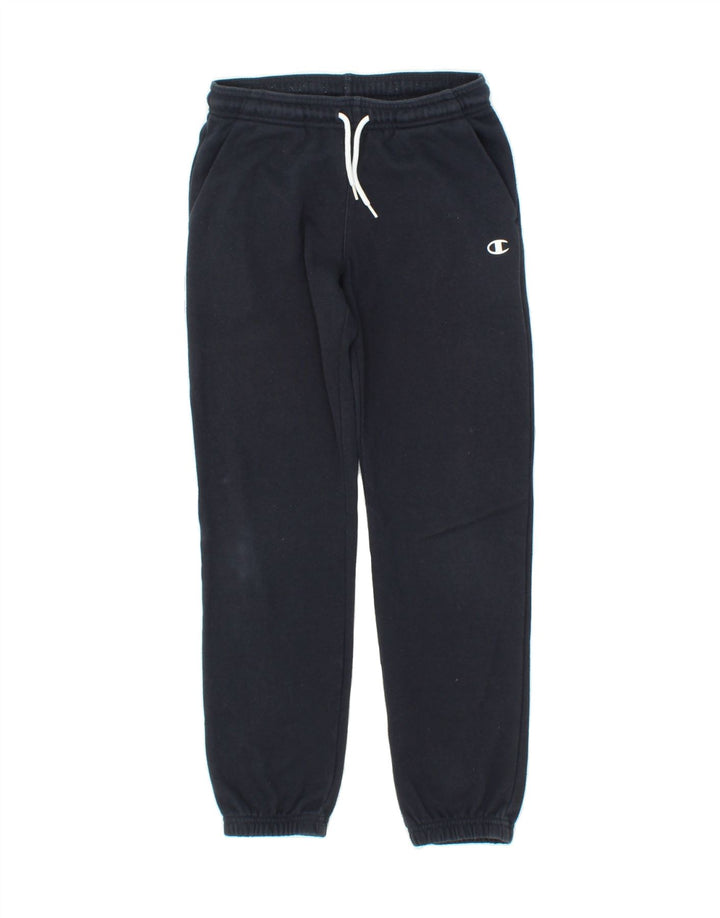 CHAMPION Boys Tracksuit Trousers Joggers 9-10 Years Medium  Navy Blue Vintage Champion and Second-Hand Champion from Messina Hembry 