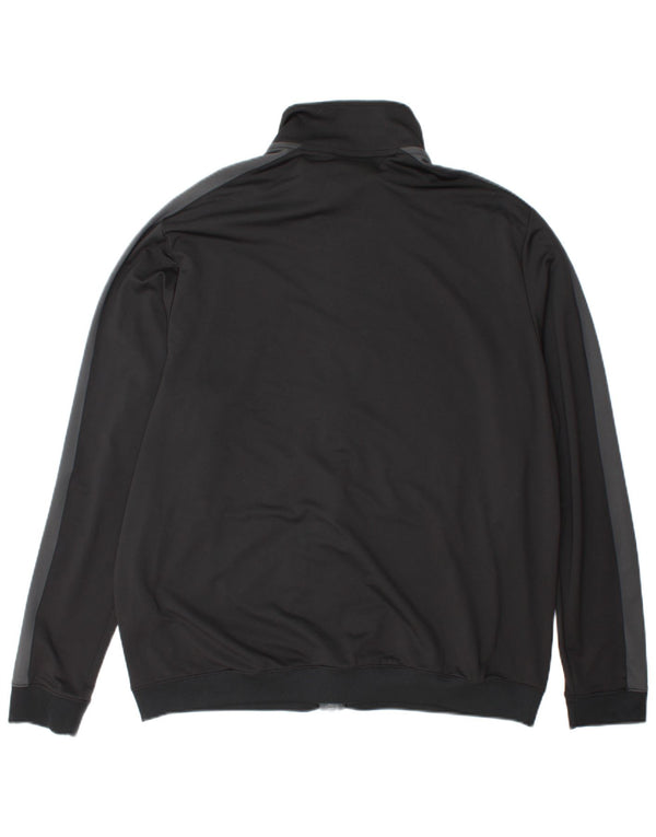 Мужская спортивная куртка Nike XL, черный полиэстер с цветными блоками