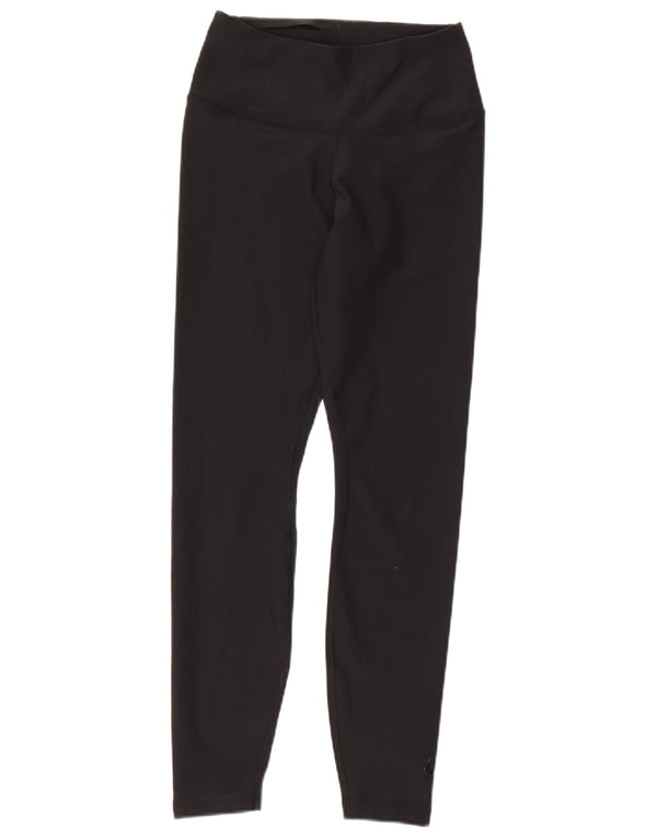 Женские леггинсы Nike Dri Fit UK 8, маленькие черные полиэстер