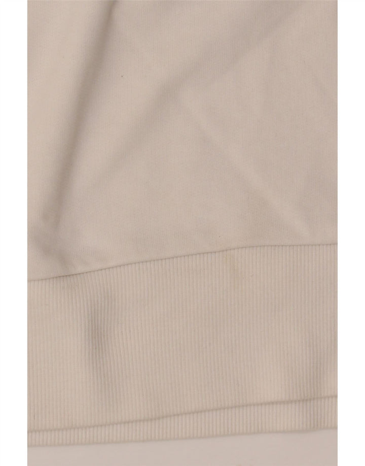 Женский укороченный свитшот оверсайз PUMA UK 14, средний белый хлопок